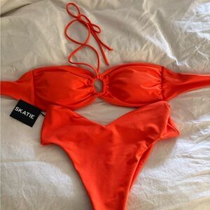 Skatie Bold Orange Swimwear